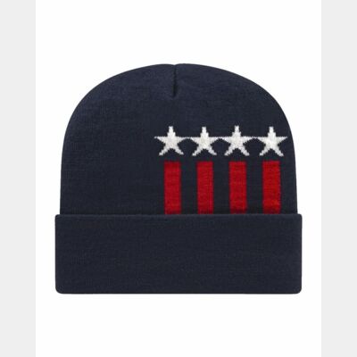 USA-Made Patriotic Cuffed Beanie Thumbnail