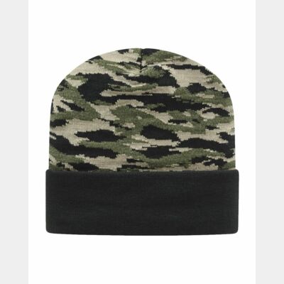 USA-Made Camo Cuffed Beanie Thumbnail