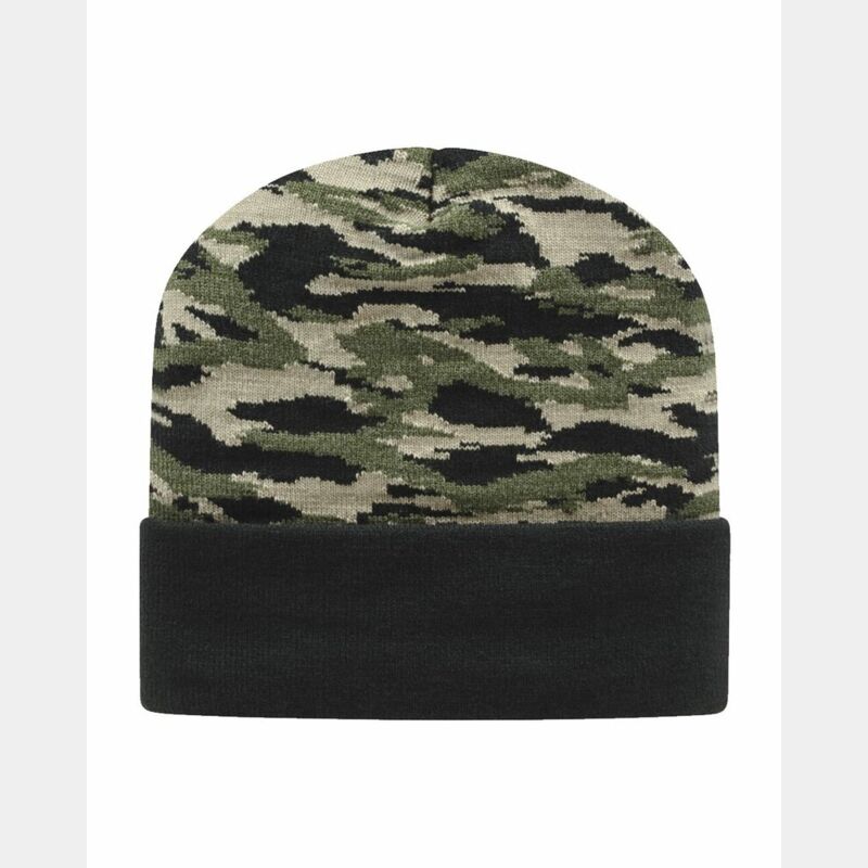 USA-Made Camo Cuffed Beanie Thumbnail