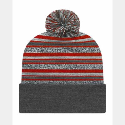 USA-Made Striped Beanie Thumbnail
