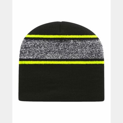 USA-Made Variegated Striped Beanie Thumbnail