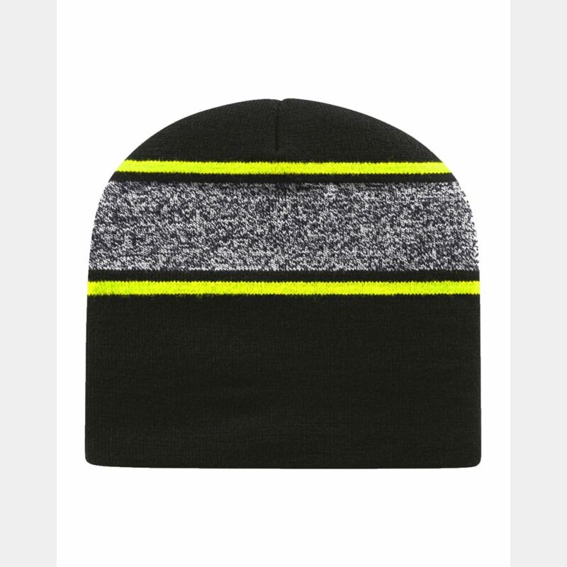 USA-Made Variegated Striped Beanie Thumbnail