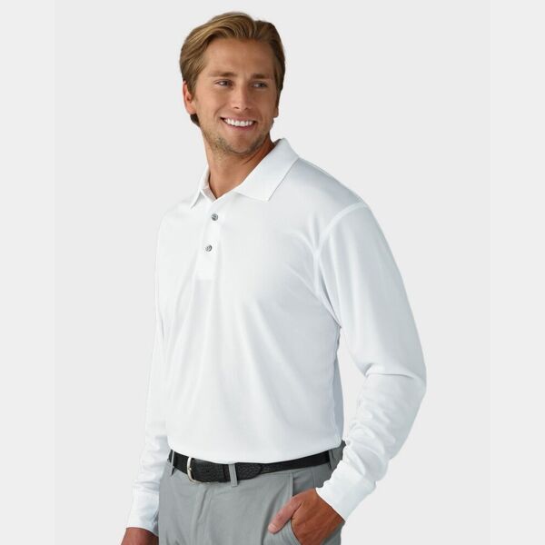 Men's Prescott Long Sleeve Polo Thumbnail