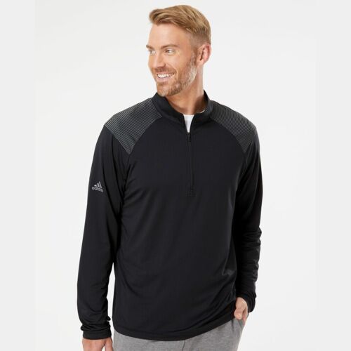 Men's Ultimate365 Lightweight Shoulder Stripe Quarter-Zip Pullover Thumbnail