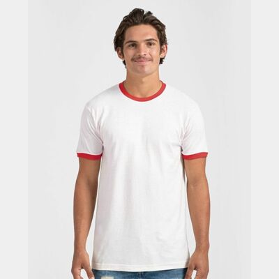 Unisex Fine Jersey Ringer T-Shirt Thumbnail