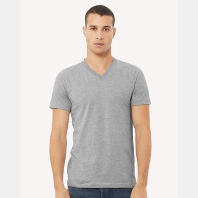 Unisex Heather CVC V-Neck Tee Thumbnail