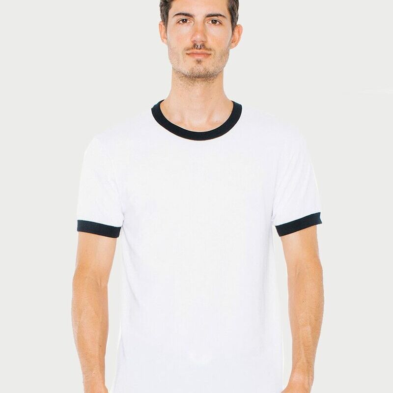 USA-Made 50/50 Ringer Tee Thumbnail