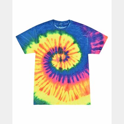 Unisex Multi-Color Tie-Dyed T-Shirt Thumbnail