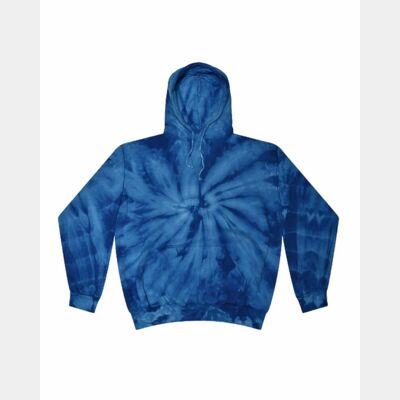 Unisex Tie-Dyed Hooded Sweatshirt Thumbnail