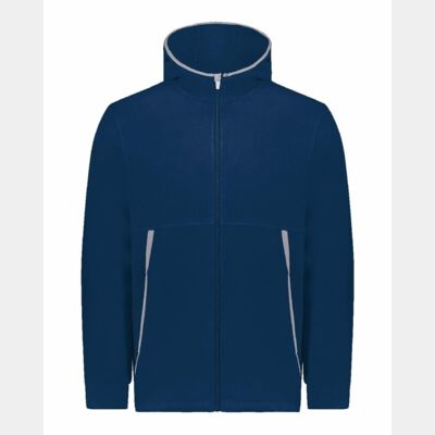 Youth Eco Revive™ Polar Fleece Hooded Full-Zip Jacket Thumbnail