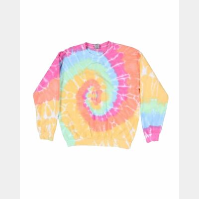 Blended Tie-Dyed Crewneck Sweatshirt Thumbnail