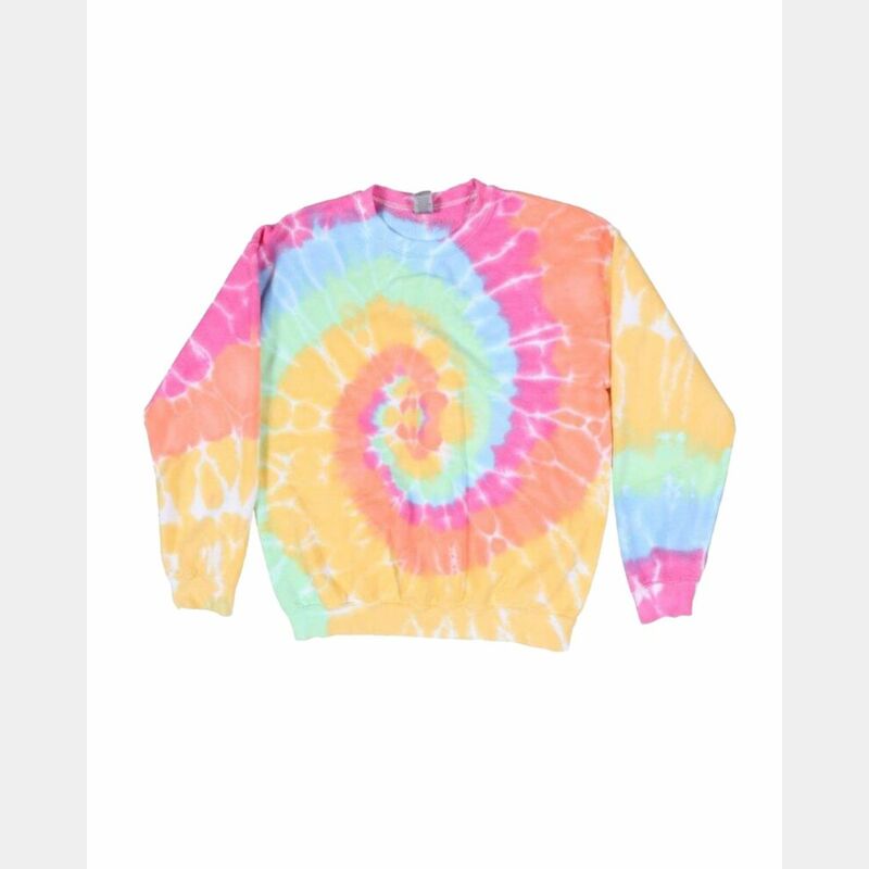 Blended Tie-Dyed Crewneck Sweatshirt Thumbnail