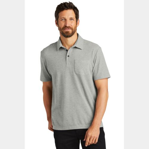C Free ® Cotton Blend Pique Pocket Polo Thumbnail
