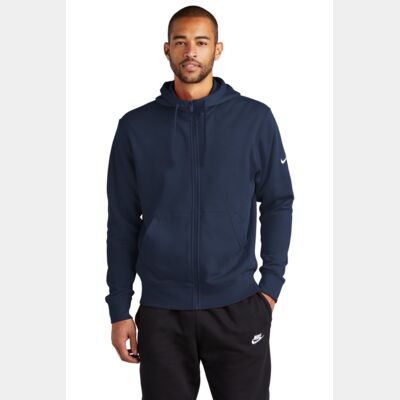 Club Fleece Sleeve Swoosh Full Zip Hoodie Thumbnail
