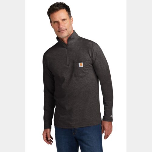 Force ® 1/4 Zip Long Sleeve T Shirt Thumbnail