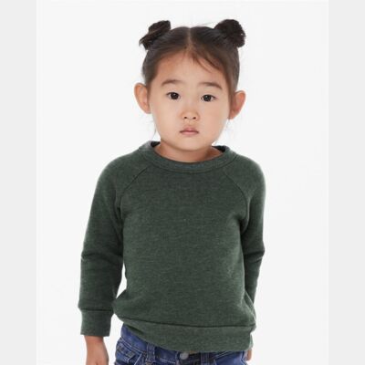 Toddler Sponge Fleece Raglan Crewneck Sweatshirt Thumbnail