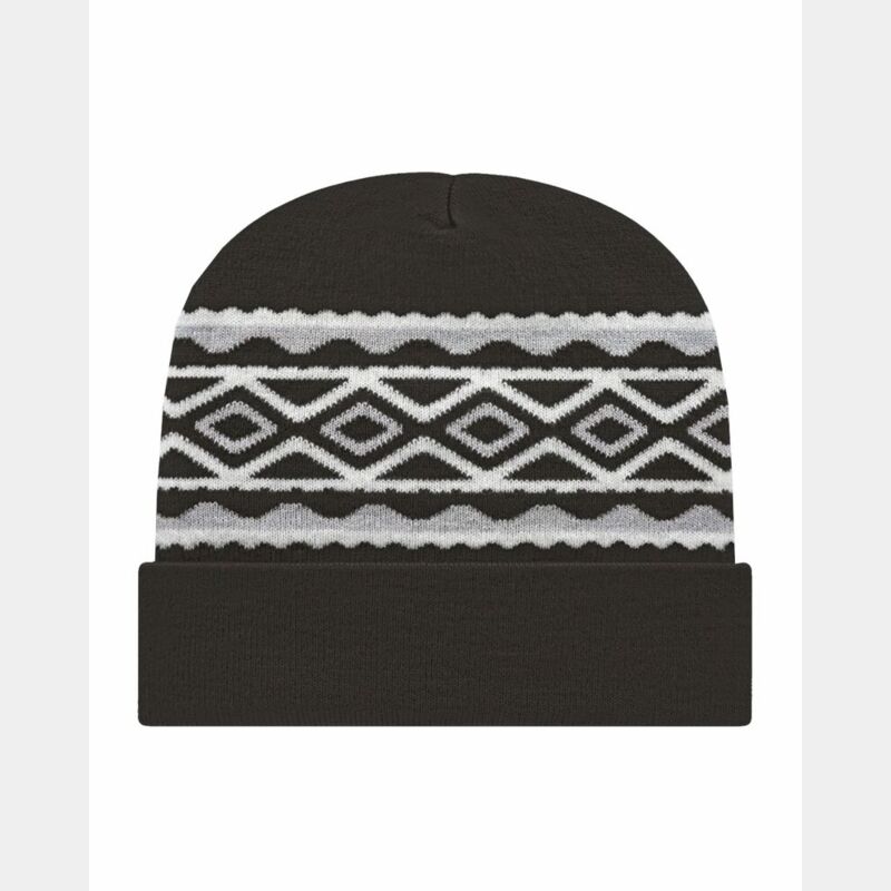 USA- Made Diamond Cuffed Beanie Thumbnail