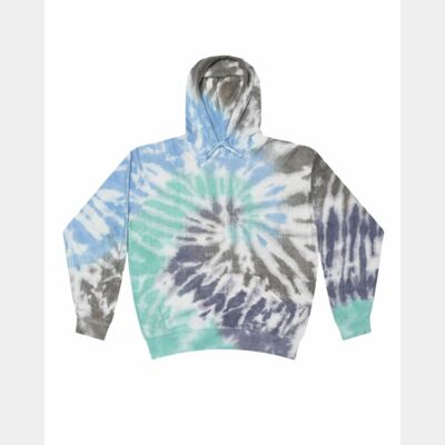 Unisex Tie-Dyed Cloud Fleece Hooded Sweatshirt Thumbnail