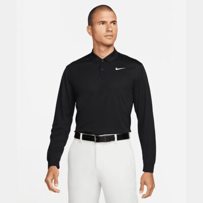 Nike Dri-FIT Victory solid long sleeve polo Thumbnail
