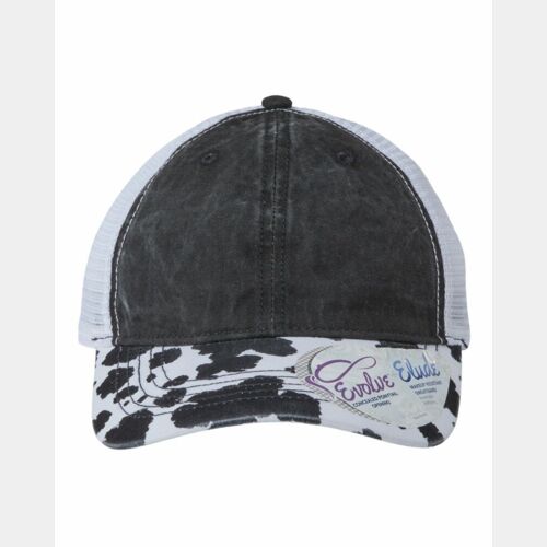 Women's Printed Bill with Mesh Back Cap Thumbnail