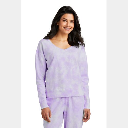 Cloud Tie Dye V Neck Sweatshirt Thumbnail