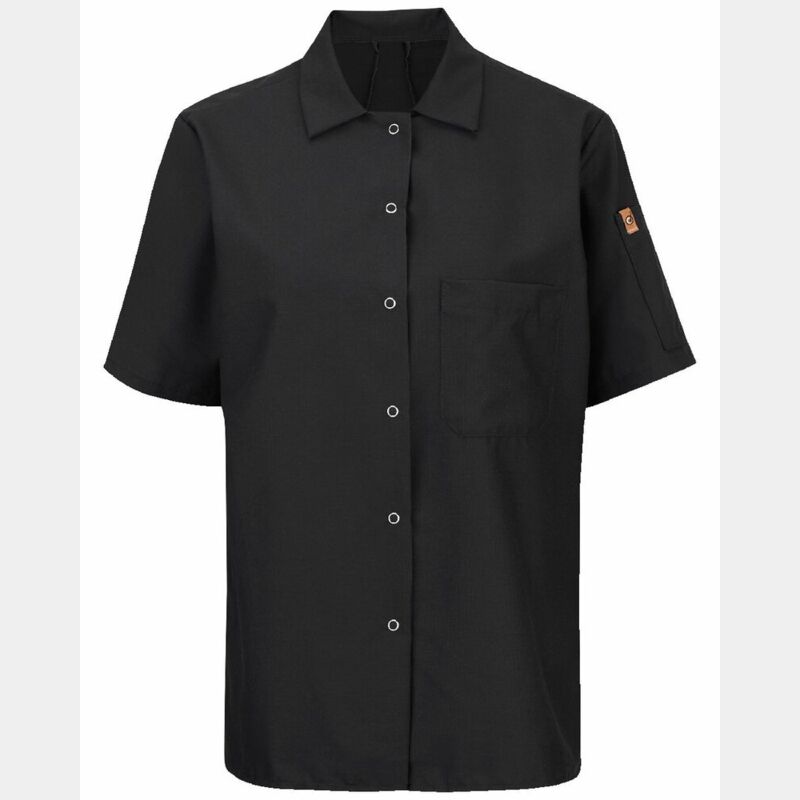 Women's Mimix™ Short Sleeve Cook Shirt with OilBlok Thumbnail