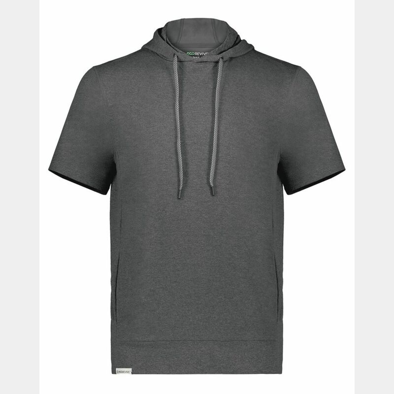 Men's Eco Revive™ Ventura Soft Knit Short Sleeve Hooded Sweatshirt Thumbnail
