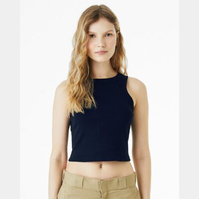 Women's Micro Rib Racer Tank Thumbnail