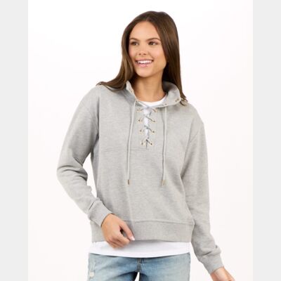 Women's Lace Up Pullover Thumbnail