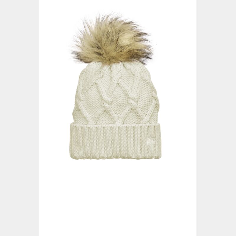Faux Fur Pom Beanie Thumbnail