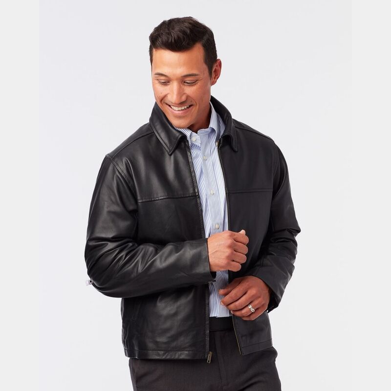 Napa Leather Driving Jacket Thumbnail