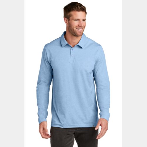 Oceanside Heather Long Sleeve Polo Thumbnail
