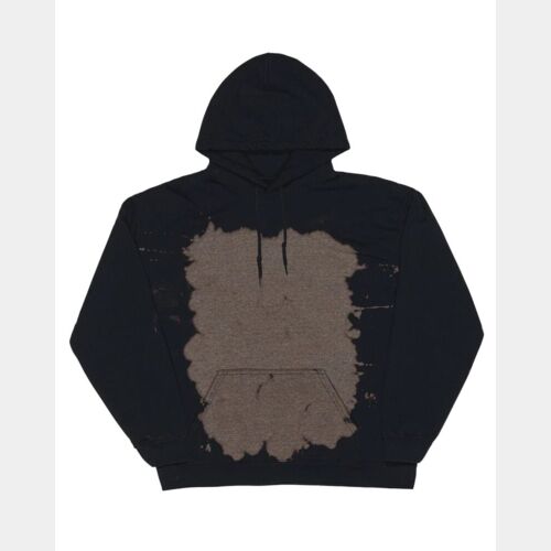 Essential Fleece Bleach Wash Hooded Sweatshirt Thumbnail