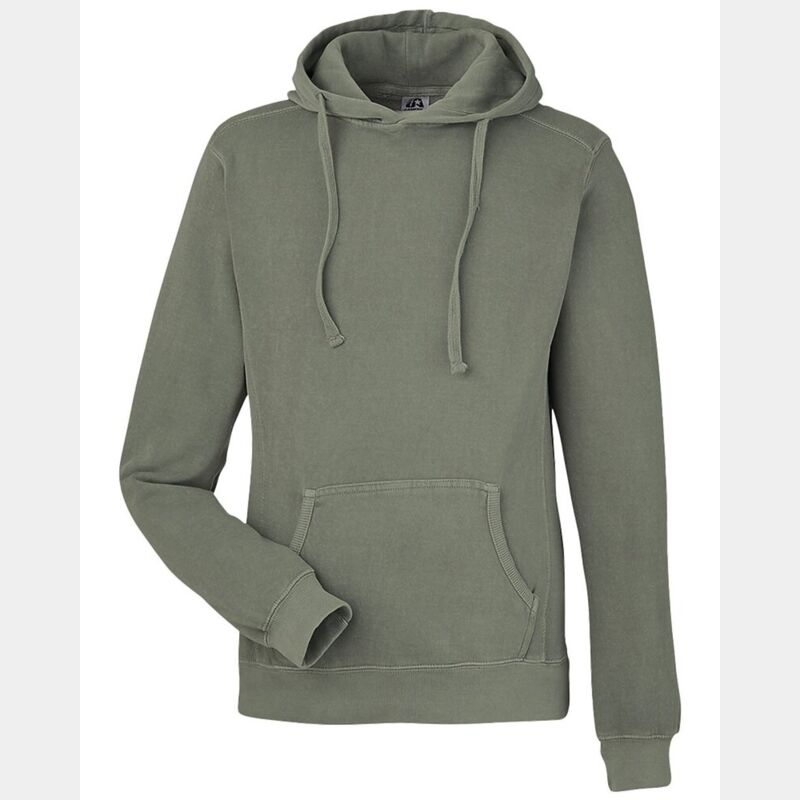 Unisex Pigment-Dyed Fleece Hooded Sweatshirt Thumbnail