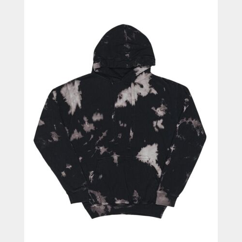Premium Fleece Bleach Wash Hooded Sweatshirt Thumbnail