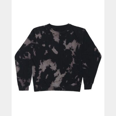 Premium Fleece Bleach Wash Crewneck Sweatshirt Thumbnail