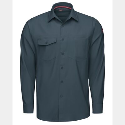 Men's Tall Cooling Long Sleeve Work Shirt Thumbnail