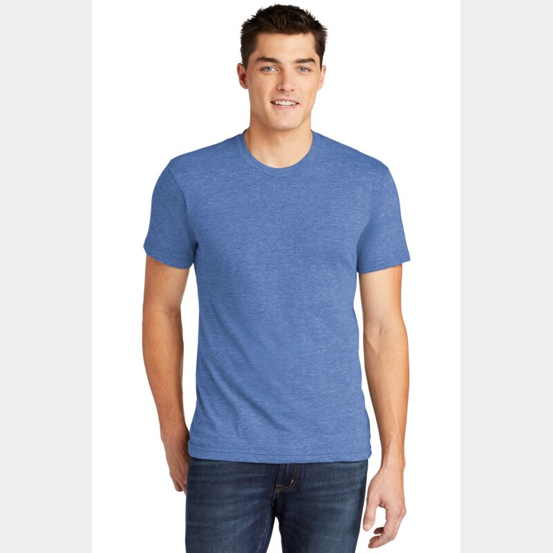 Tri Blend Short Sleeve Track T Shirt Thumbnail