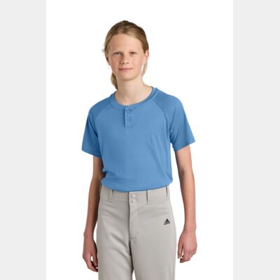 Youth PosiCharge ® Competitor 2 Button Henley Thumbnail