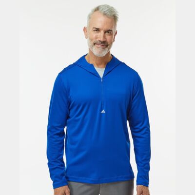 Men's Lightweight Quarter-Zip Hooded Pullover Thumbnail