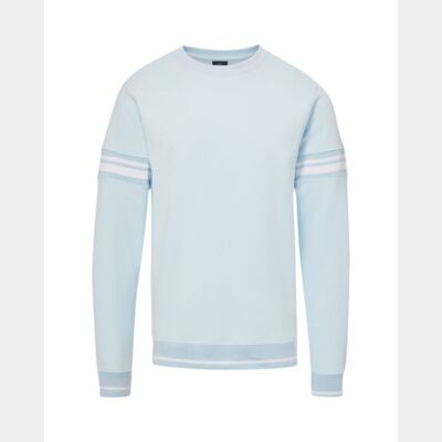 Men's Donovan Striped Crewneck Sweatshirt Thumbnail