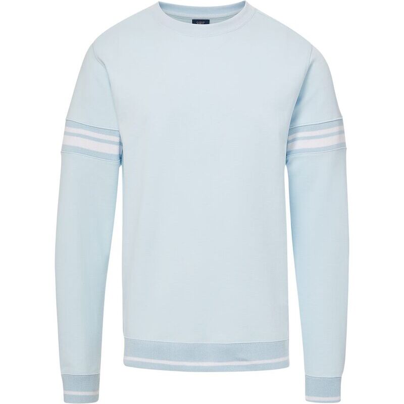 Men's Donovan Striped Crewneck Sweatshirt Thumbnail