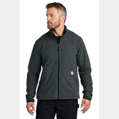 Textured Full Zip Fleece Jacket Thumbnail