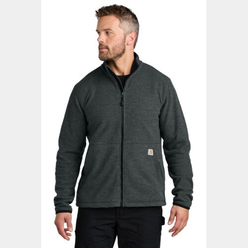 Textured Full Zip Fleece Jacket Thumbnail