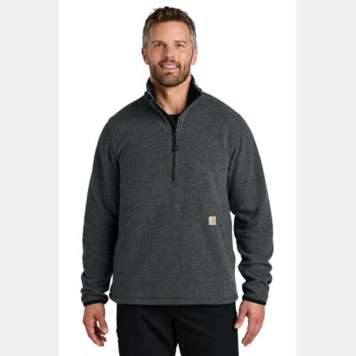 Textured 1/2 Zip Fleece Jacket Thumbnail