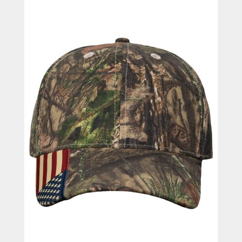 Camo Woven USA Flag Cap Thumbnail