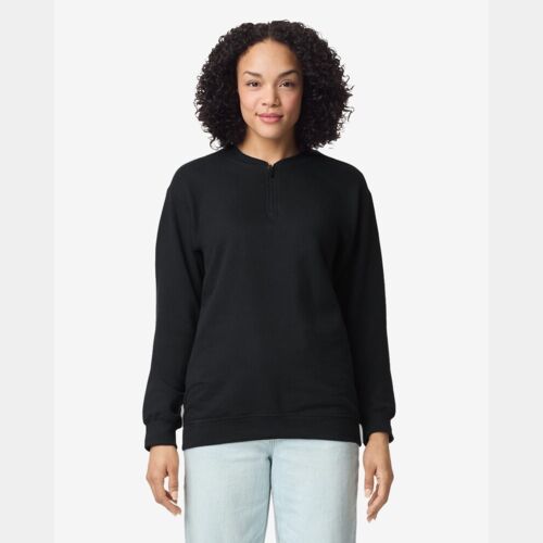 Unisex Softstyle® Midweight 1/4 Zip Sweatshirt Thumbnail