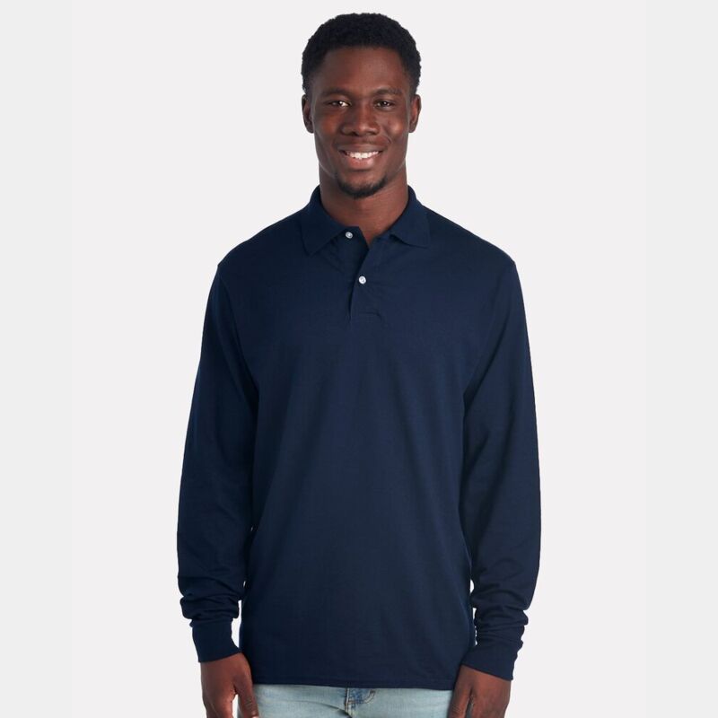 Men's Dri-Power® Long Sleeve Polo Thumbnail