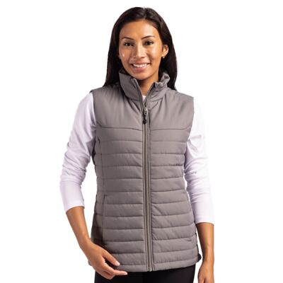 Clique Elevation Eco Full Zip Womens Puffer Vest Thumbnail