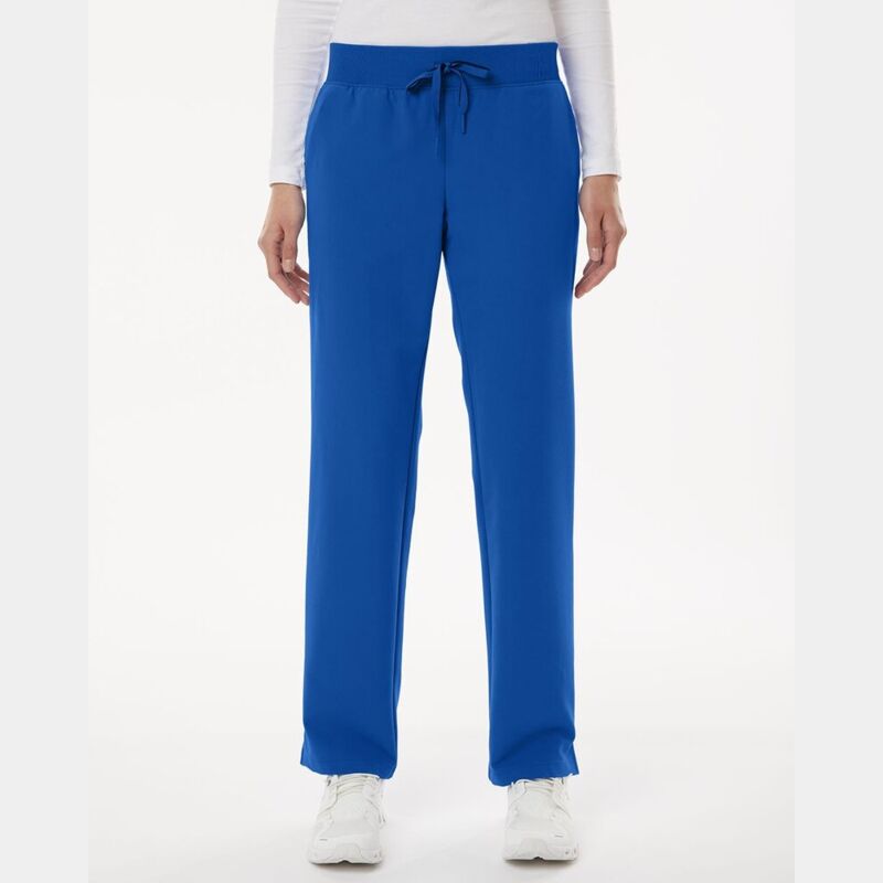 Women's Petite Sizes Xenos Essential Knit-Waist Scrub Pants Thumbnail